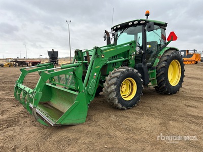 2012 John Deere 6125R 4WD-tractor