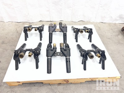 Quantity of (6) Dual Valve Hydro-Chem Hose Nozzles Divers  (Unused)