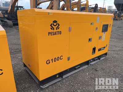 2026 Pesatto G100C 125 kVA Skid-Mounted Generator Set (Unused)
