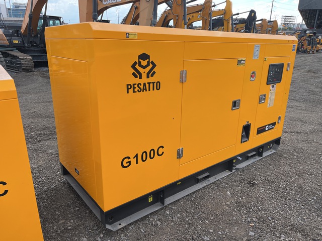 2026 Pesatto G100C 125 kVA Skid-Mounted Generator Set (Unused)