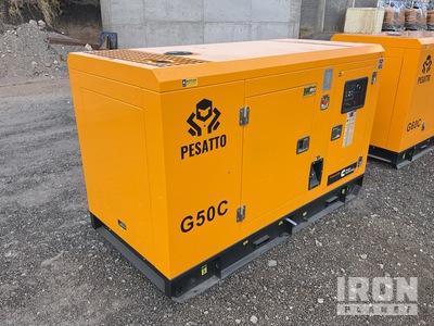 2026 Pesatto G50C 63 kVA Skid-Mounted Generator Set (Unused)