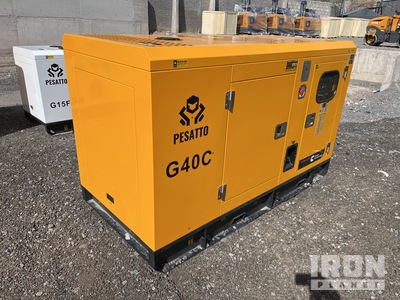 2025 Pesatto G40C 50 kVA Skid-Mounted Generator Set (Unused)