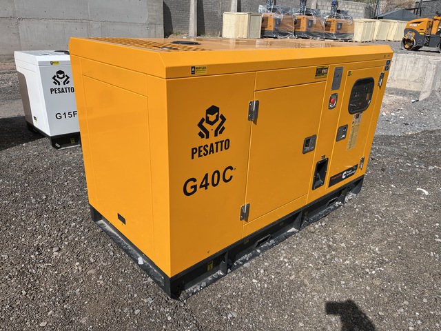 2025 Pesatto G40C 50 kVA Skid-Mounted Generator Set (Unused)