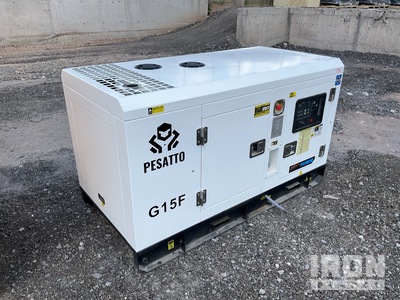2026 Pesatto G15F 18.8 kVA Skid-Mounted Generator Set (Unused)