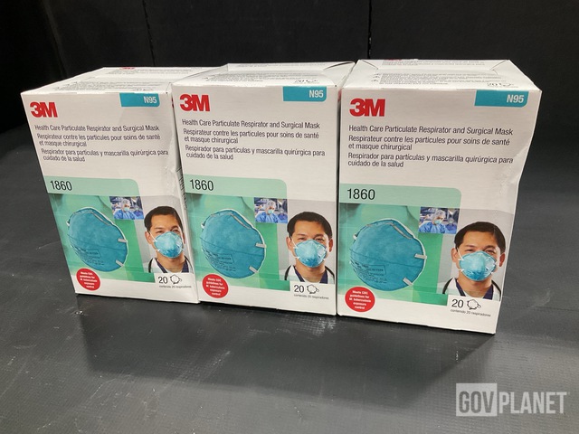 (42) Boxes of 3M 1860 N95 Surgical Masks