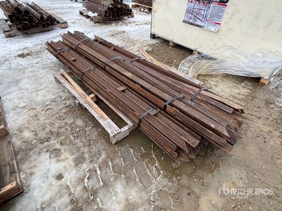Quantity of (60) 3 x 20 Angle Iron Long Pipe