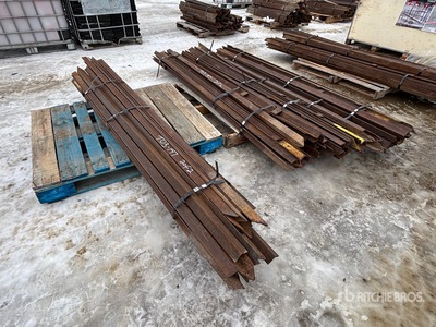 Quantity of (60) 3 x 20 Angle Iron Long Pipe