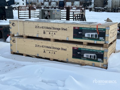 2025 KJ K0020 23 ft x 40 ft Metal Garage (Unused)