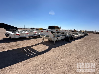 2021 Cozad Removable Gooseneck 80 Ton 8 Axle 32 Wheel Removable Gooseneck 16 Wheel Jeep Lowboy Trailer