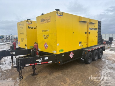 2014 Doosan G570 Mobile Generator Set
