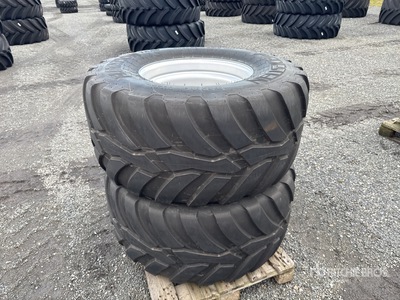 Quantity of (2) Vredestein Flotation 520/55-22.5 Wheels (Unused)