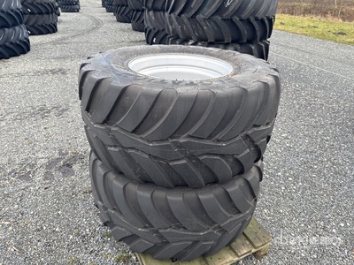 Quantity of (2) Vredestein Flotation 520/55-22.5 Wheels (Unused)