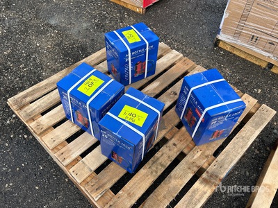 Quantity of (4) 2024 Powertek 20T lifter 20 Ton Air Bottle Jack (Unused)