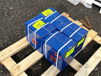 Quantity of (4) 2024 Powertek 20T lifter 20 Ton Air Bottle Jack (Unused)