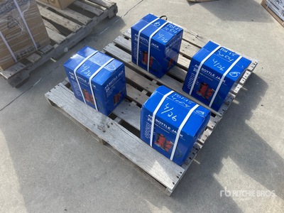 Quantity of (4) 2024 Powertek 20T lifter Air Bottle Jack (Unused)