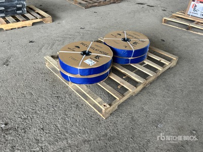 Quantity of (4) 2024 Powertek 2 in x 300 ft Lay Flat خرطوم المياه (Unused)