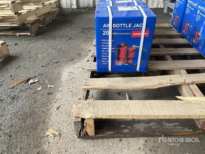 Quantity of (4) 2024 Powertek 20T lifter 20 ton Air Bottle Jack (Unused)