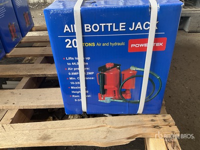 Quantity of (4) 2024 Powertek 20T lifter 20 ton Air Bottle Jack (Unused)