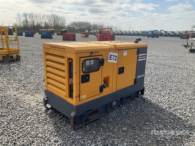 Atlas Copco QAS20 20 kVA Skid-Mounted Generator Set (Inoperable)