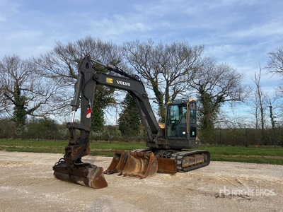 2019 Volvo ECR88D Midi-Pelle 油圧ショベル