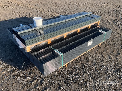 Qty of 75 Meter (2,03m x 2,50m) Site Fence (Unused)