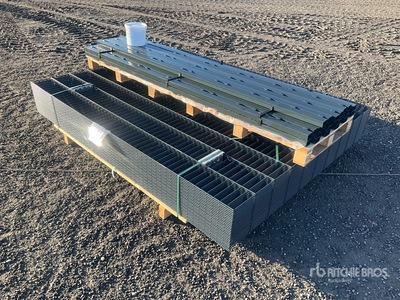 Qty of 62,5 Meter (2,03m x 2,50m) Heavy Duty Clôture de site (Unused)