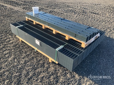 Qty of 62,5 Meter (1,83m x 2,50m) Heavy Duty Site Fence (Unused)