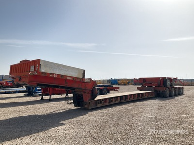 2001 Gontrailer GL1196 95 ton Quad/A Removable Gooseneck dieplader