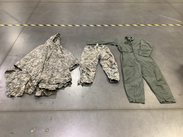 (18) Pairs of Trousers, (13) Canteen Pouches, (4) Parkas & Assorted Items