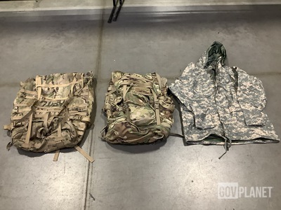 (13) Parkas, (14) Rucksacks, (2) Field Packs & Assorted Items