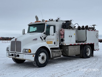 2008 Kenworth T300 4x4 Camion de lubricacion
