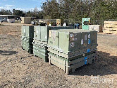 (9) Plastics Research 103060-301 Shipping & Storage Containers