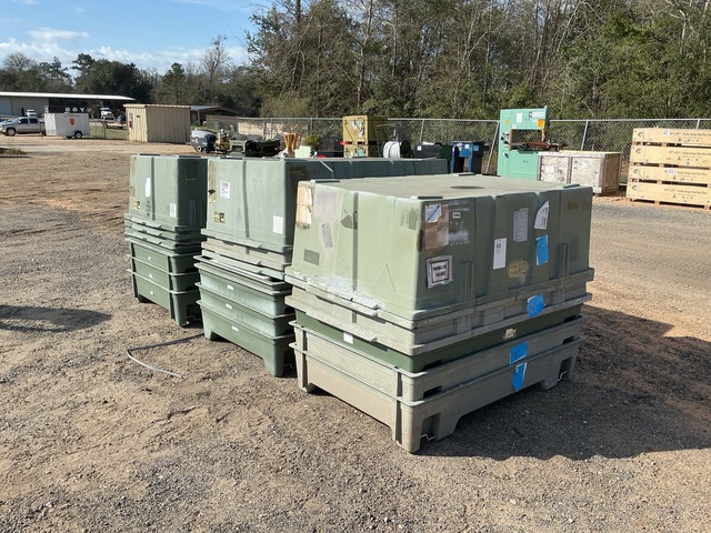 (9) Plastics Research 103060-301 Shipping & Storage Containers