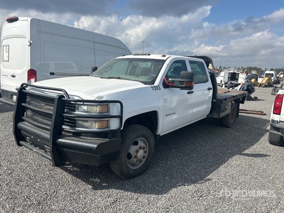 2015 Chevrolet Silverado 3500HD 4x4 Crew Cab Camión Caja Abierta