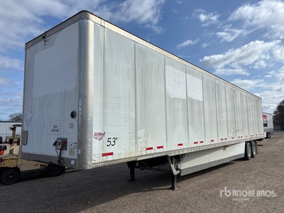 2017 Wabash DVCVHPC 53 ft x 102 in T/A Van Trailer