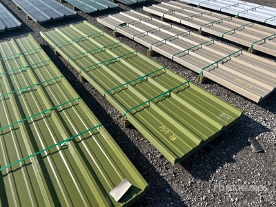 Quantity of 2025 Kit Containers Steel R Panel x 12 ft