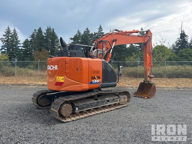 2021 Hitachi ZX135US-6 Tracked Excavator in Chehalis, Washington
