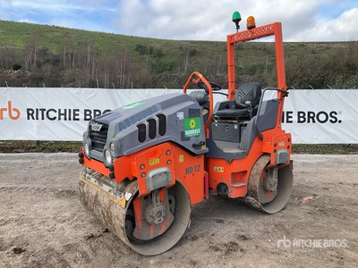 2017 Hamm HD12 Dubbele trommelwals