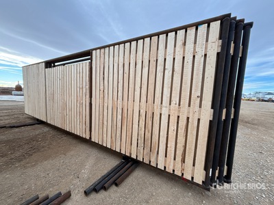 Quantity of (4) 24 ft x 7 ft 9 in Wind Fence (Unused)