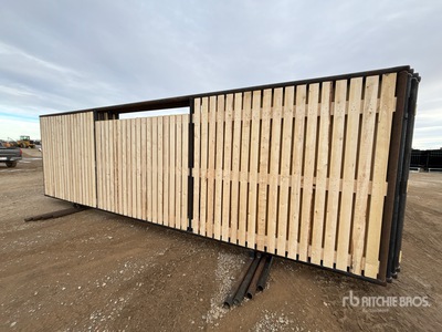 Quantity of (4) 24 ft x 7 ft 9 in Wind Fence (Unused)