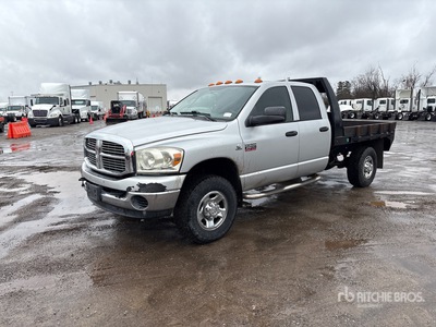 2008 Dodge Ram 2500 4x4 Extended Cab Platte vrachtwagen