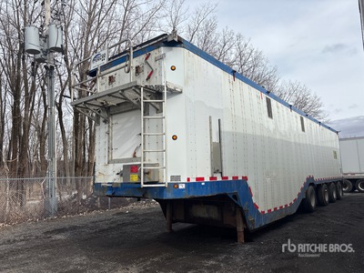 2015 Fericar 53 ft x 102 in Quad/A Drop Frame Open-Top Chip Trailer