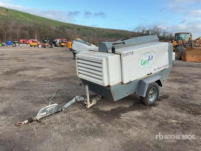 2013 Atlas Copco XAHS186DD Mobile 400cfm Luchtcompressor