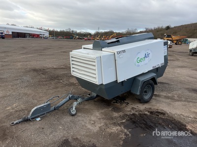 2011 Atlas Copco XAHS186DD Mobile 400cfm Luchtcompressor