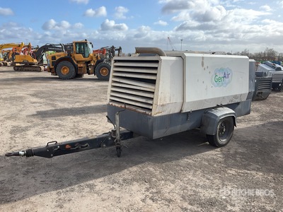 2011 Atlas Copco XAHS237DD Mobile 600cfm Luchtcompressor