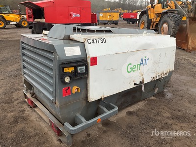 2015 Atlas Copco XAHS186DD Mobile 400cfm Air Compressor