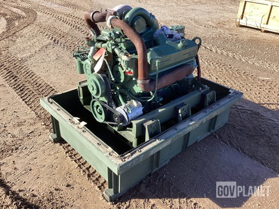 Detroit Diesel 8V92 Turbo Diesel Engine w/Shipping Container