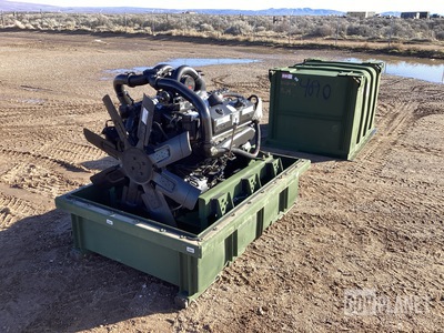 Detroit Diesel 80877B91 Turbo Diesel Engine w/Shipping Container