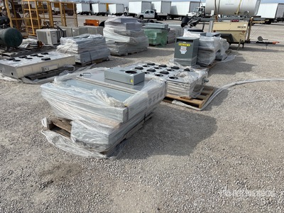 Quantity of (8) Pallets of Qty of 8 fuse box relays and conductors Divers