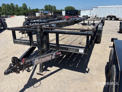 2016 Diamond C RHD20x82 20 ft T/A Trailer utilitario